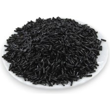 Siyah Burgulu Boru 6x2 mm Boncuk 100 gr