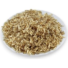 Serhat Aksesuar ve El İşçiliği Açık Gold Boru 6x2 mm Boncuk 100 Gr