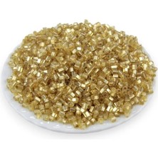 Açık Sarı 5x4 mm Büyük Kesme Boncuk 50 gr