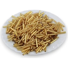 Serhat Aksesuar ve El İşçiliği Gold Uzun Boru 16 mm Boncuk 35 Gr