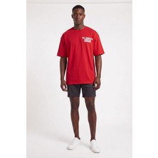 Blow Up Future Gen Fortunel Kırmızı Oversize Erkek T-Shirt 141338