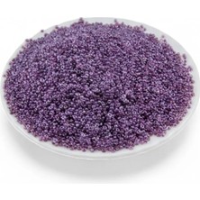 Serhat Aksesuar ve El İşçiliği Içten Boyalı Mürdüm (11/0) 2 mm Kum Boncuğu 100 gr