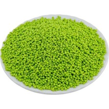 Serhat Aksesuar Mat Fıstık Yeşili (11/0) 2 mm Kum Boncuğu 100 gr