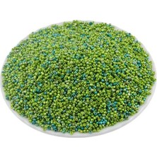 Serhat Aksesuar ve El İşçiliği Koyu Kaplama Yeşil (11/0) 2 mm Kum Boncuğu 100 gr