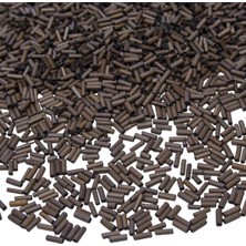 Serhat Aksesuar ve El İşçiliği 10 mm Bambu Mat Kahve Rengi Ahşap Boncuk 40 gr