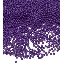 Serhat Aksesuar ve El İşçiliği 3 mm Mor Rengi Ahşap Boncuk 60 gr