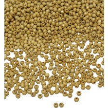 Serhat Aksesuar ve El İşçiliği 4 mm Ham Rengi Ahşap Boncuk 50 gr