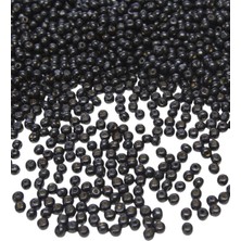 Serhat Aksesuar ve El İşçiliği 5 mm Siyah Ahşap Boncuk 45 gr