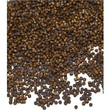 Serhat Aksesuar ve El İşçiliği 4 Mm Silindir Kahve Rengi Ahşap Boncuk 50 gr
