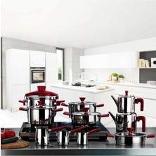 Aryıldız 22 Parça Piramid Rose Cam Ideal Set