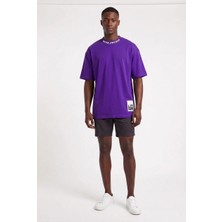 Blow Up Future Gen Dark Future Mor Oversize Erkek T-Shirt 141324