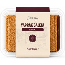 İnanç Fırın Inanç Fırın Susamlı Yaprak Galeta 180 gr - Odun Ateşinde, Katkısız