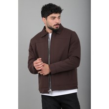 Stil Kombin Içi Kürklü Yakalı Orta Kışlık Mont Pldp 3033-M_50511