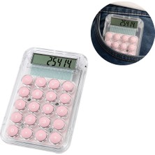 Powermaster PM-25414 Pembe Mini Hesap Makinesi