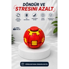 Hauswert Bas Döndür Stres Topu Stres Giderici Mekanizmalı Renkli Fidget Spinner Spinball Spin Ball Top Oyuncak