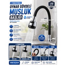 Ufak Tefek Şeyler Renkli 2 Fonksiyonlu Oynar Gövdeli Tasarruflu Su Musluk Başlığı