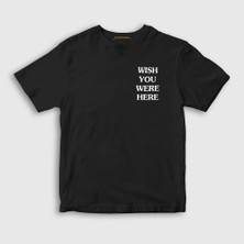 Presmono Unisex Çocuk Siyah Wish Astroworld Travis Scott T-Shirt