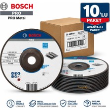 Bosch Pro Metal 180X6 mm Taşlama Taşı 10'lu Avantajlı Paket