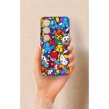 Vip Case Vivo V40 Lite 5g Uyumlu Britto Garden Desenli Silikon Kılıf