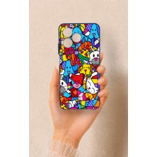 Vip Case Realme C53 Uyumlu Britto Garden Desenli Silikon Kılıf