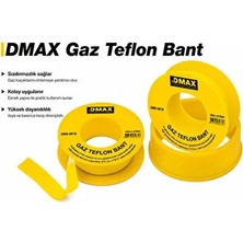 CATEKSSS Dogalgaz Teflon Bant 12 mm 8 mt (Gazlar Için)