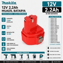 İnfostar Makita DA312DZ, HR160DWA, ML120, ML121 ile Uyumlu Muadil Matkap Bataryası