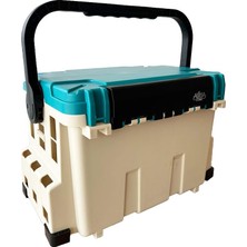 AlbaStar Elite Tackle Box 47, 5X32, 5X33, 8cm – 2 Kamış Tutuculu