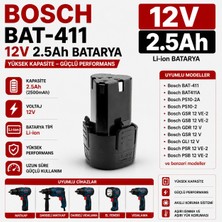 İnfostar Bosch Gsa 10.8 V-Lı, Gsa 12V-LI-ION, Gsc 10.8 V-Lı ile Uyumlu Muadil Matkap Bataryası