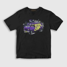 Presmono Unisex Çocuk Siyah Van Pearl Jam T-Shirt