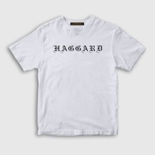 Presmono Unisex Çocuk Beyaz Logo Haggard T-Shirt