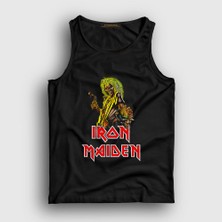 Presmono Unisex Siyah Eddie Iron Maiden Atlet