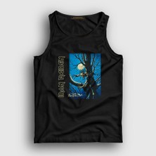 Presmono Unisex Siyah Fear Of The Dark Iron Maiden Atlet