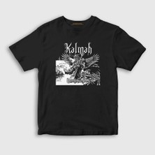 Presmono Unisex Çocuk Siyah Seventh Kalmah T-Shirt