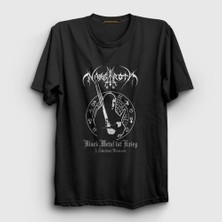 Presmono Unisex Siyah Krieg Nargaroth T-Shirt