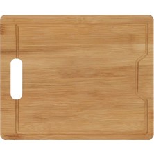 Crauf Eviye Üstü Kesme Tahtası Bambu 4971 435X285X20