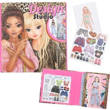 Topmodel Design Studio Moda Tasarım Seti Çizim, Sticker ve Desen Kağıtlı Yaratıcı Set