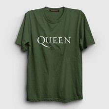 Presmono Unisex Haki Solo Queen T-Shirt