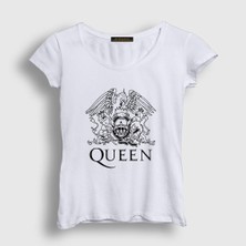 Presmono Kadın Beyaz Zodiac Queen T-Shirt