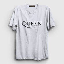 Presmono Unisex Beyaz Solo Queen T-Shirt