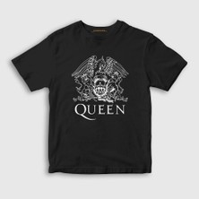 Presmono Unisex Çocuk Siyah Zodiac Queen T-Shirt