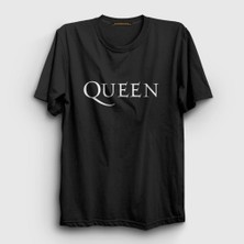 Presmono Unisex Siyah Solo Queen T-Shirt