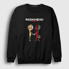 Presmono Unisex Siyah Best Radiohead Sweatshirt