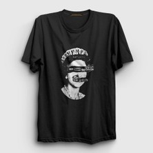 Presmono Unisex Siyah Queen Sex Pistols T-Shirt