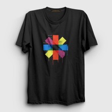Presmono Unisex Siyah Colors Red Hot Chili Peppers T-Shirt
