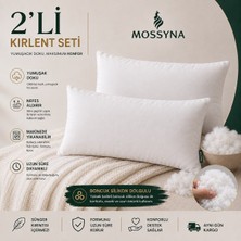 Mossyna 2'li Kırlent Iç Yastık Ultra Dolgun Boncuk Silikon Dolgulu Dikdörtgen Ebatlar Seçenekli