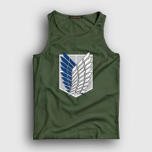 Presmono Unisex Haki Scout Anime Attack On Titan Atlet