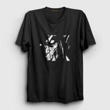 Presmono Unisex Siyah Rage Anime Attack On Titan T-Shirt