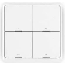 Ozka Concept Zigbee Dörtlü Düğmesi (Tuya, LIFE,ZIGBEE2MQTTUYUMLU - Pil Hariç)