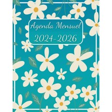 Ozka Concept Agenda Mensuel 2024-2026 Trois Ans: Planificateur Mensuel 36 Mois, Du 1 Janvier 2024 Jusqu'a Le 31