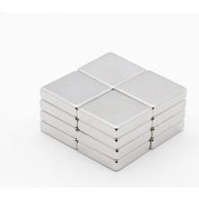 Ozka Concept Güçlü Kare Neodyum Mıknatıs 20X20X5 mm (4 Adet)